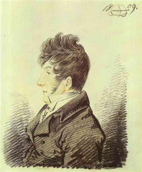 Portrait of Petr Shalikov, 1809 - Alexander Orlowski