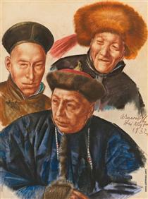 Mongolian Chiefs - Alexandre Iacovleff