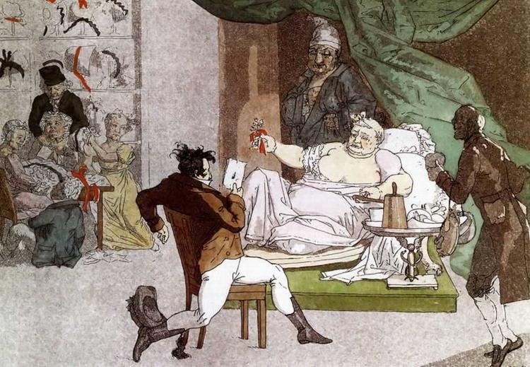 French Activities in the Store, 1812 - Алексей Венецианов