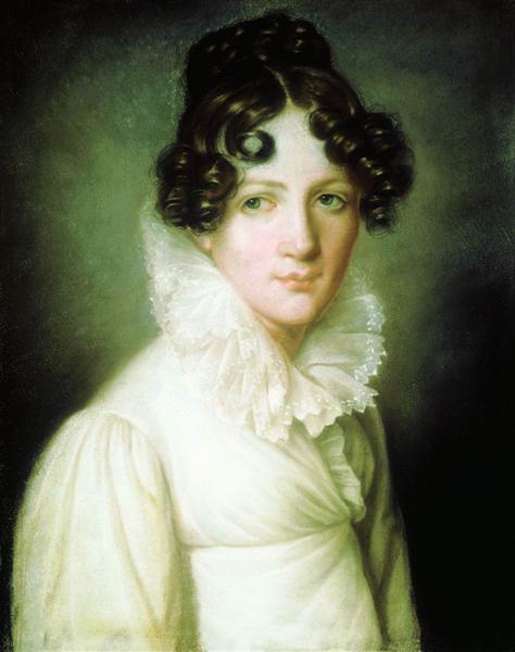 Portrait of Natalia Pavlovna Stroganova, 1810 - Алексей Венецианов