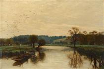 Morning on the Kennet - Alfred Parsons