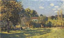 A Park in Louveciennes - Alfred Sisley