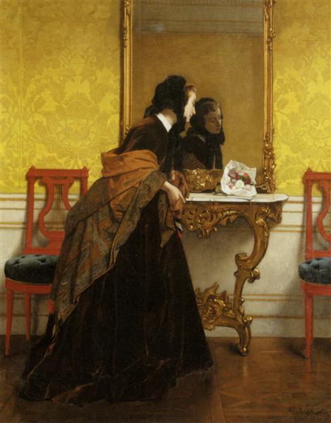 The Bouquet, 1857 - Альфред Стевенс