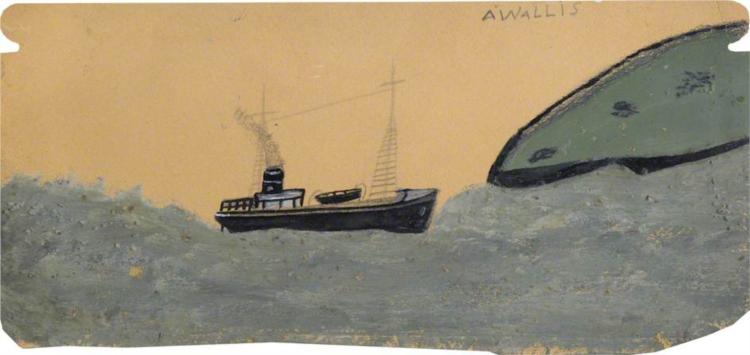 Large and Small Steamboats - Alfred Wallis