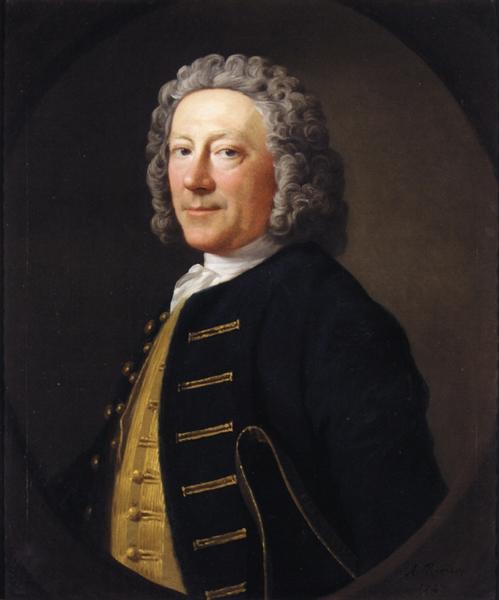 Portrait of a Naval Officer, 1747 - Алан Ремзі