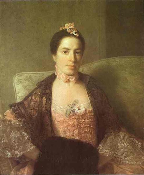 Portrait of Martha, Countess of Elgin, 1762 - Аллан Рэмзи