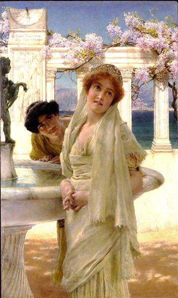 A Difference of Opinion, 1896 - Lawrence Alma-Tadema