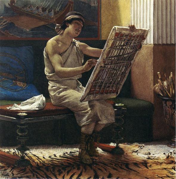 Римский художник, 1874 - Лоуренс Альма-Тадема