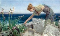 Among the Ruins - Lawrence Alma-Tadema