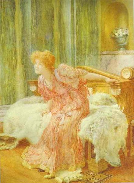 "Nobody Asked You, Sir!" She Said, 1896 - Лоуренс Альма-Тадема