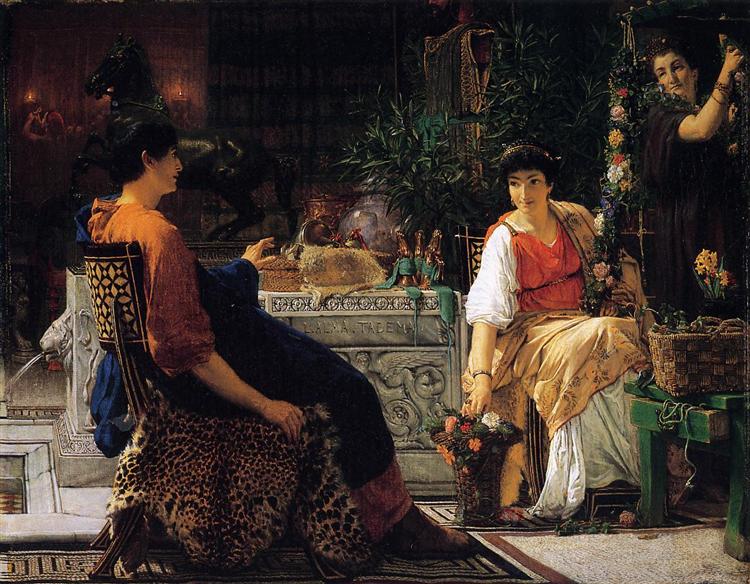 Preparations for the Festivities, 1866 - Sir Lawrence Alma-Tadema