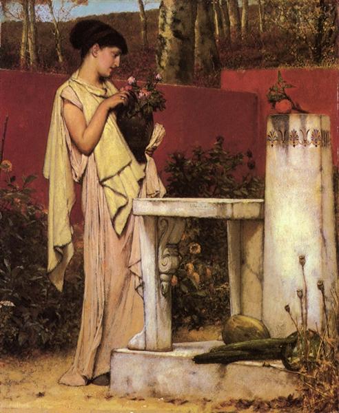 Последние розы, 1872 - Лоуренс Альма-Тадема