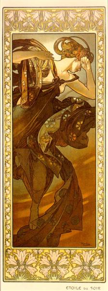 The Evening Star, 1902 - Alphonse Mucha