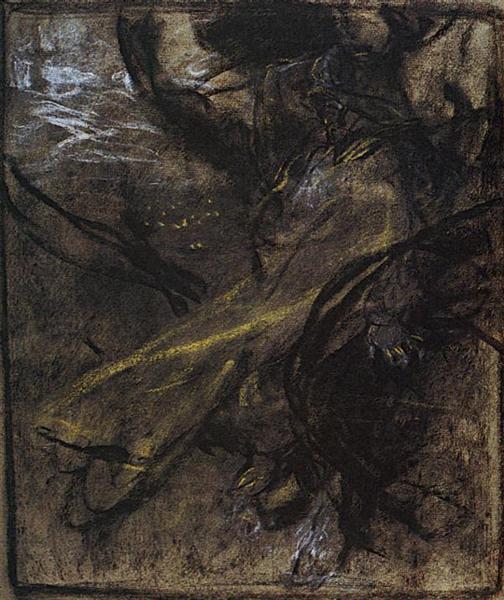 Study of Figures, c.1900 - Alfons Mucha