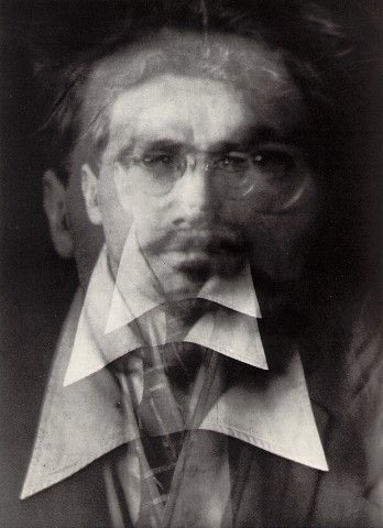 Vortograph of Ezra Pound, 1917 - Alvin Langdon Coburn