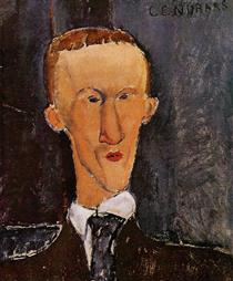 Portrait von Blaise Cendrars - Amedeo Modigliani