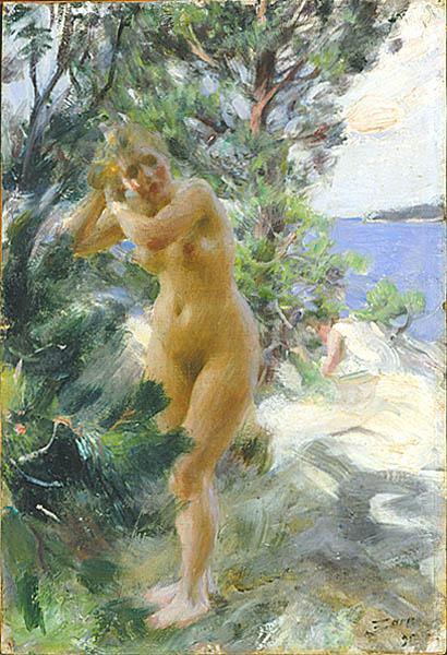 After the bath, 1895 - Anders Zorn