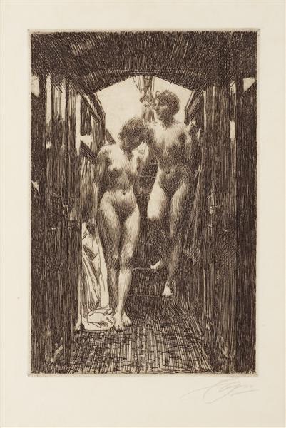 Cabin, 1917 - Anders Zorn