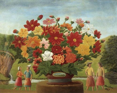 Personnages et Fleurs, 1947 - 安卓·龐象