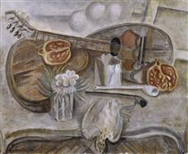 Pedestal Table in the Studio - Andre Masson