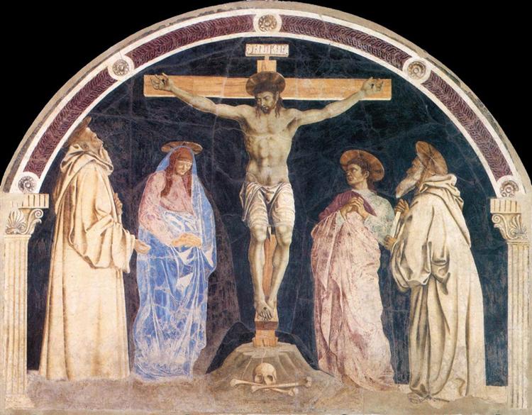 Crucifixion, c.1455 - Андреа дель Кастаньо