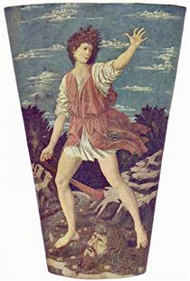 David with the Head of Goliath - Andrea del Castagno