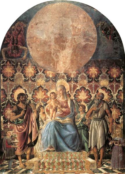 Madonna and Child with Saints, c.1445 - Андреа дель Кастаньо