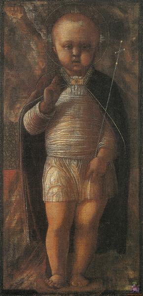 Немовля-Спаситель, 1485 - 1495 - Андреа Мантенья