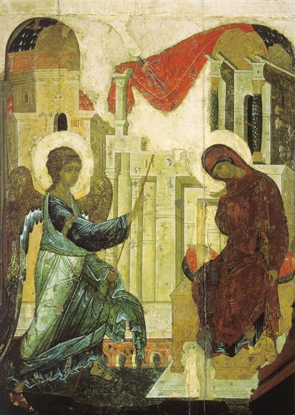 Annunciation, 1405 - Andreï Roublev