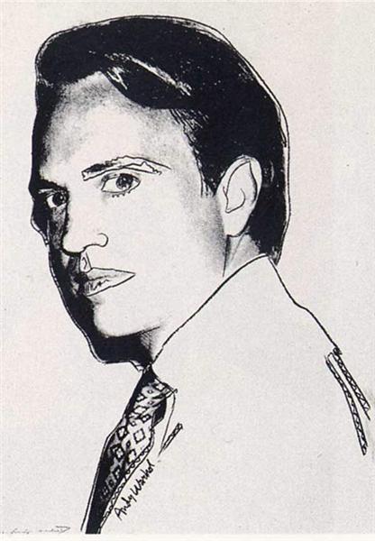 Carter Burden (white), 1977 - Andy Warhol
