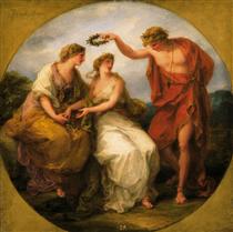 Beauty Directed by Prudence - Angelica Kauffmann