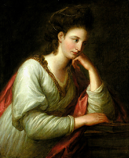 Portrait of Mme Latouce - Angelica Kauffman