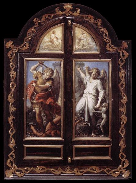 Triptych, 1605 - Аннібале Карраччі