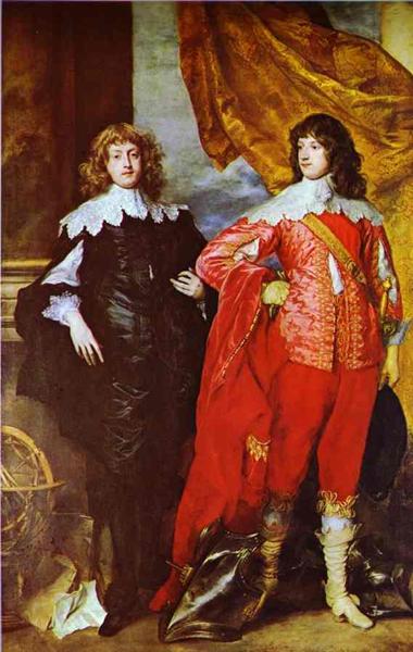 Джорджа Дигби, 2-й граф Бристольский и Уильям Рассел , 1-й герцог Бедфордский, 1637 - Антонис ван Дейк