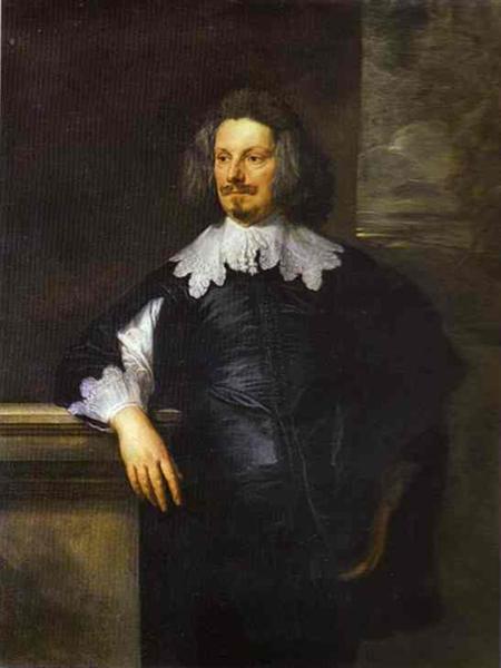 Портрет английского джентельмена, c.1635 - Антонис ван Дейк