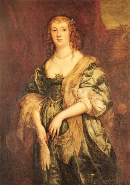 Portrait of Anne Carr, Countess of Bedford, c.1635 - 范戴克