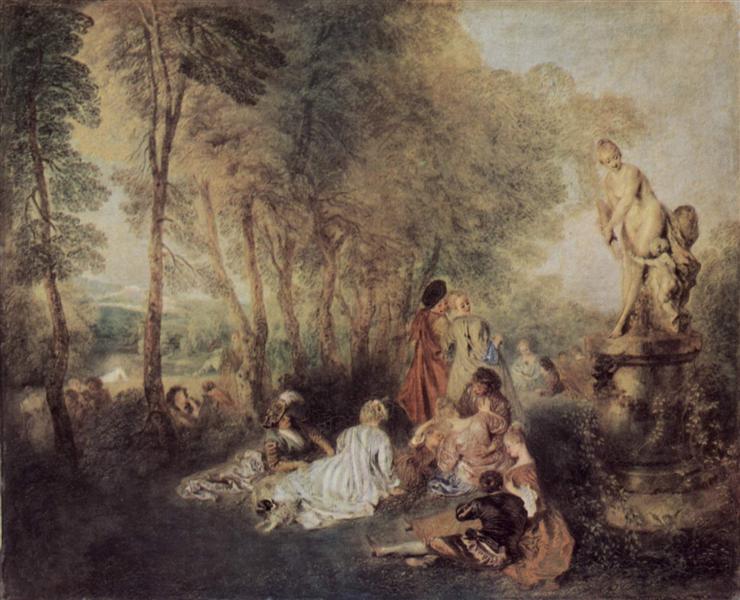 A Love Festival, c.1717 - 安東尼‧華鐸