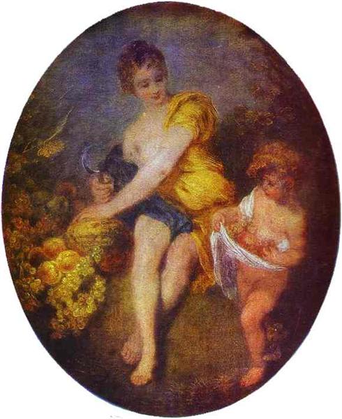 Autumn, c.1716 - Antoine Watteau