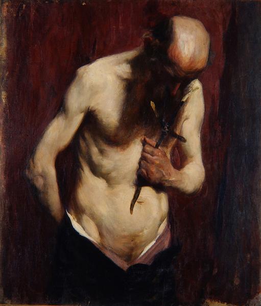Hermit, 1905 - Anton Ažbe