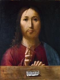 Christ Blessing - Antonello da Messina