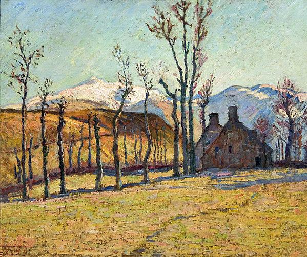 Cottages in a landscape, 1896 - Armand Guillaumin