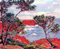 Les rochers rouges - Armand Guillaumin