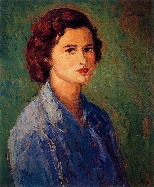 Portrait of Vera Mayer, 1952 - Артуро Соуто