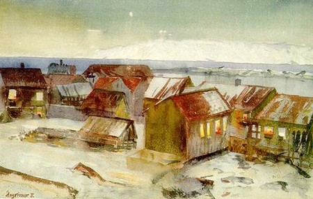 Moonlight, Reykjavík, 1909 - Asgrimur Jonsson
