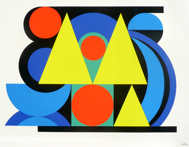 Alphabet Plastique II, 1950 - Auguste Herbin