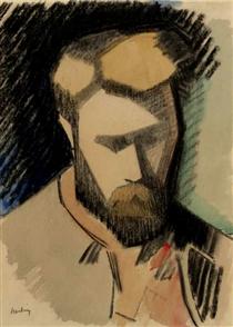 Portrait of a Man - Auguste Herbin