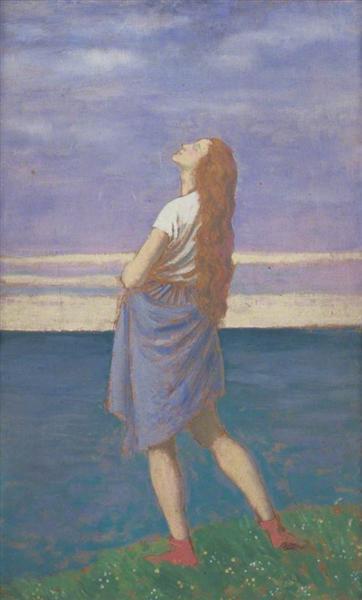 The Girl on the Cliff, 1936 - Augustus John