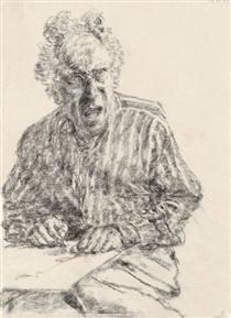 Self-Portrait, Drawing - Авігдор Аріха