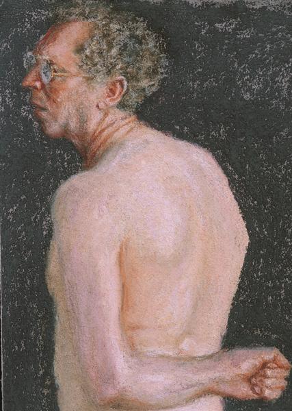 Self Portrait in Profile from the Back, 1990 - Avigdor Arikha