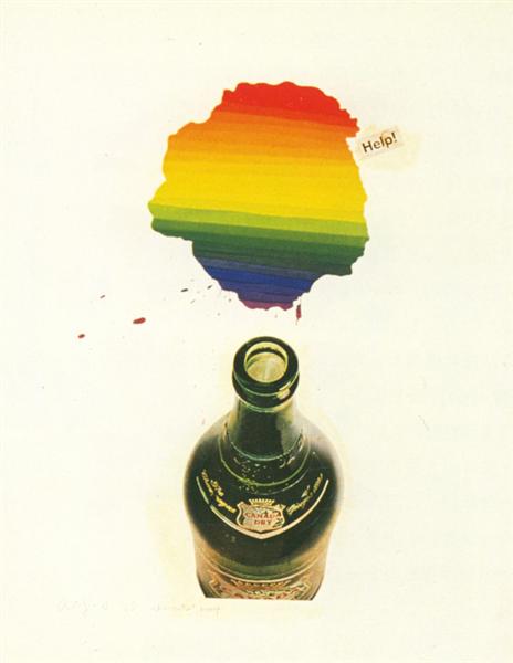 Animated Rainbow. Help, 1965 - 靉嘔